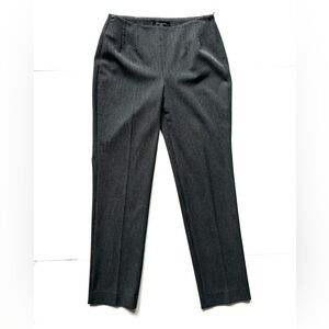 TALBOTS Dress Pants‎ Straight Leg Stretch Gray Career Business Casual Women’s 2P
